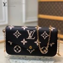 LV新款 M69977-02  Pochette Félicie 鏈條包三件套信封包