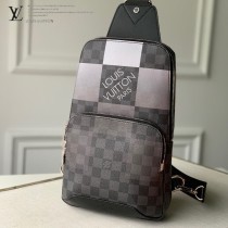 LV N40403-02  原版皮馬賽克  Avenue 單肩包胸包