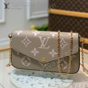 LV新款 M69977-01  Pochette Félicie 鏈條包三件套信封包