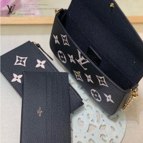 LV新款 M69977-02  Pochette Félicie 鏈條包三件套信封包