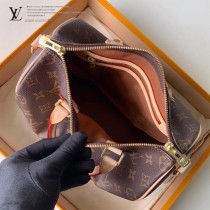 LV 41113 小號原版皮新款Speedy枕頭包