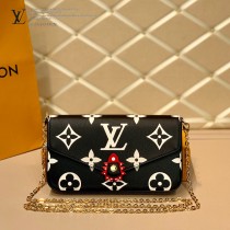 LV M69515 原版皮 Pochette Félicie 鏈條包