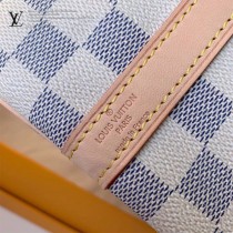 LV 41373  中號白格原版皮新款Speedy枕頭包