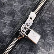 41413 41416 41418黑色棋盤格原版皮 KEEPALL 55 旅行袋