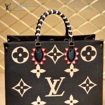 LV M45372-02  原版皮新款  OnTheGo 大號手袋購物袋