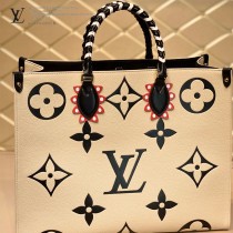 LV M45372-01  原版皮新款  OnTheGo 大號手袋購物袋