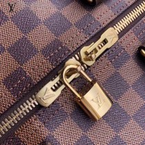 41416 咖啡棋盤格原版皮 KEEPALL 50 旅行袋