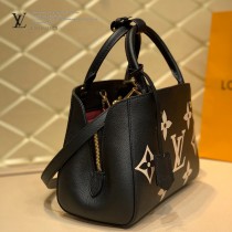 LV  原版皮 M41053-01  絲印迷妳款 Montaigne 手袋蒙田包