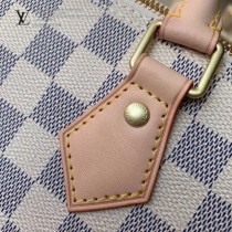 LV 41372 大號白格原版皮新款Speedy枕頭包
