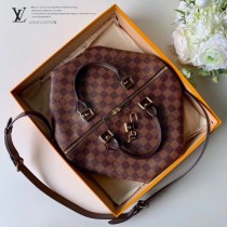 LV 41367  中號棋盤格原版皮新款Speedy枕頭包