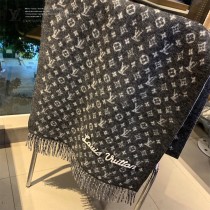 LV官方正品中性款山羊絨圍巾