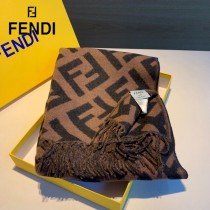 Fendi老花FF字母款圍巾