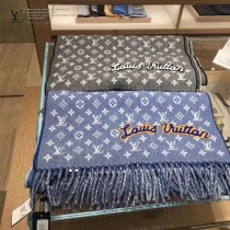 LV官方正品中性款山羊絨圍巾