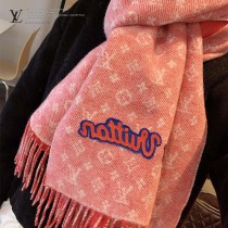 LV官方正品中性款山羊絨圍巾