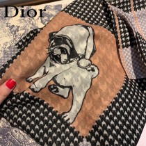 Dior迪奧最新專櫃主打款千鳥格羊絨長巾