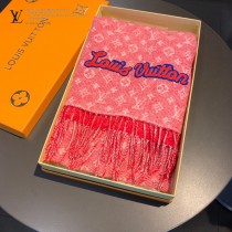 LV官方正品中性款山羊絨圍巾