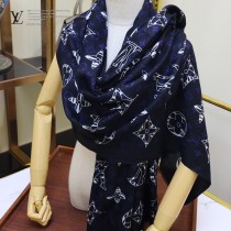 Lv高端印染工藝羊絨長巾