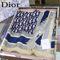 Dior最新的專櫃主打款D字母鎖邊140大方巾