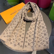 LV 原單品質頂級羊絨針織長巾