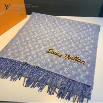 LV官方正品中性款山羊絨圍巾