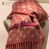 LV官方正品中性款山羊絨圍巾