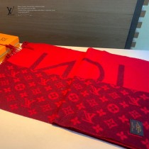 LV最新黑灰雙色設計羊絨披肩