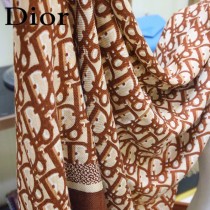 Dior最新的專櫃主打款D字母鎖邊140大方巾