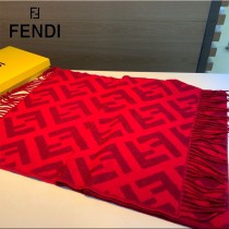 Fendi老花FF字母款圍巾