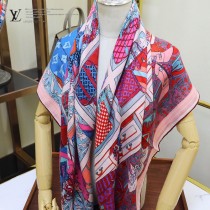 LV絲絨大方巾Privé 方巾