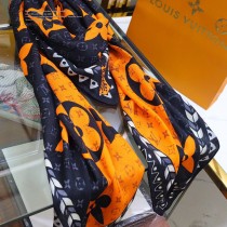 LV摩登圖案羊絨方巾Crafty Bi Color 披肩