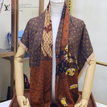 LV秋冬新品頂級絲絨大方巾