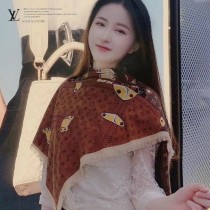 LV秋冬新品頂級絲絨大方巾