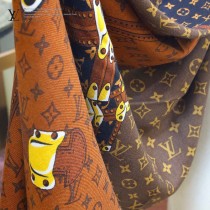 LV秋冬新品頂級絲絨大方巾