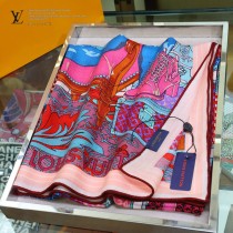 LV絲絨大方巾Privé 方巾