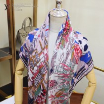 LV新款絲絨城市動物限量版方巾