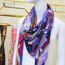 LV新款絲絨城市動物限量版方巾