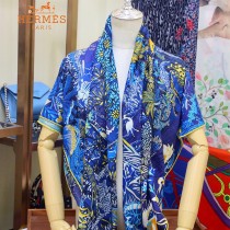 HERMES 獅子之城系列爆款羊絨方巾