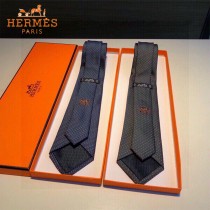 HERMES 男士新款領帶系列圓點領帶 100%頂級斜紋真絲手工定制 配包裝