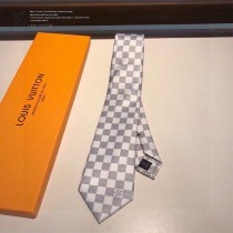 LV專櫃同步棋盤格提花領帶