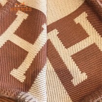 HERMES原單品質H字母羊絨毯