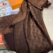 LV最新專櫃經典真絲羊毛大方巾