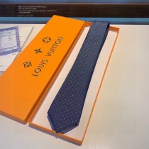 LV 小Logo提花原單真絲領帶