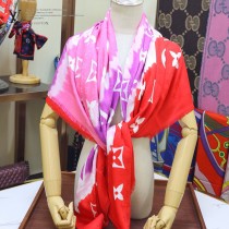 LV 原單絲羊絨Escale Monogram 披肩