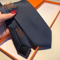 HERMES 男士新款領帶系列圓點領帶 100%頂級斜紋真絲手工定制 配包裝