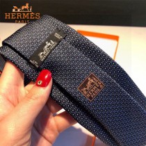 HERMES 男士新款領帶系列圓點領帶 100%頂級斜紋真絲手工定制 配包裝
