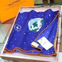HERMES愛馬仕科學家的幻想系列爆款羊絨方巾