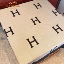HERMES原單品質H字母羊絨毯