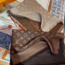 LV最新專櫃經典真絲羊毛大方巾