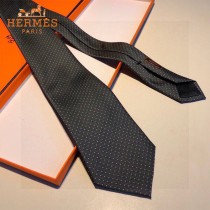 HERMES 男士新款領帶系列圓點領帶 100%頂級斜紋真絲手工定制 配包裝