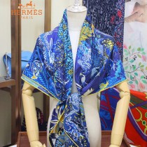 HERMES 獅子之城系列爆款羊絨方巾